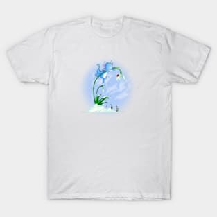 Christmas snowdrop dragon T-Shirt